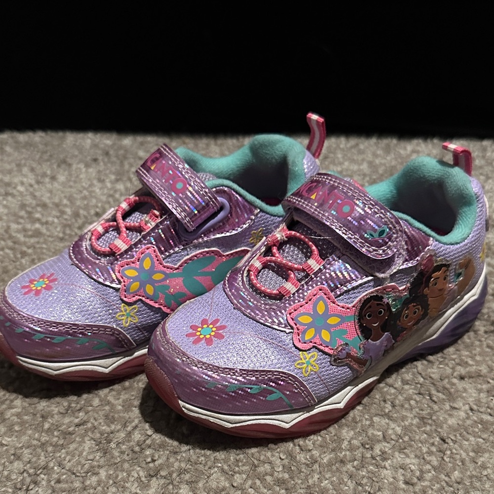 Disney Encanto Kids Purple and Pink Sneakers